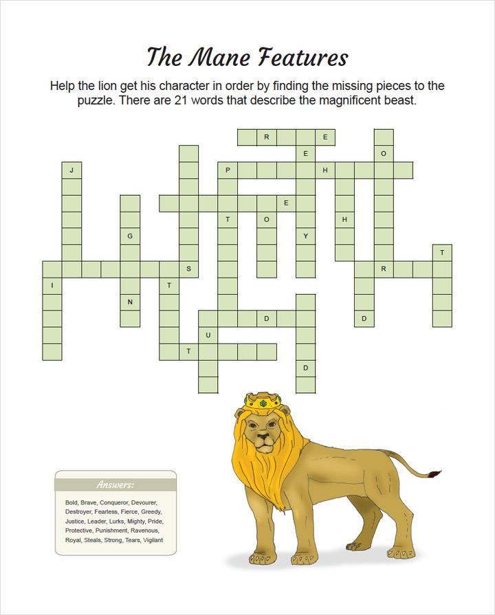 The Mane Features Puzzle